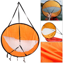 (Red) 42" Kayak & SUP Paddle Board Sailing Wind Sail Kit - Perfect for Canoes & Sailboats