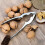 BREZIUM Long Handle Walnut Cracker Metal 15 cm Silver Nutcracker Kitchen Tool 4