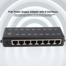 PoE Einspeisung 8-fach 12-48V passiv