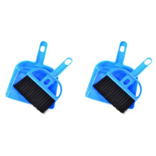 2X Dust Pan and Brush Set for Guinea Pig Toys, Hamster Cleaner Hedgehog Supplies, Small Broom and Dust Dust