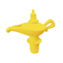(yellow) Automatischer Ausgießer aus Silikon mit Öffnungs- und Schließmechanismus, auslaufsicherer Dichtung und Flaschenverschluss für die Küche