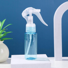(Blue) Botella pulverizadora de 60 ml, pulverizador de plástico de niebla fina con hombro inclinado para plantas, cabello y limpieza.