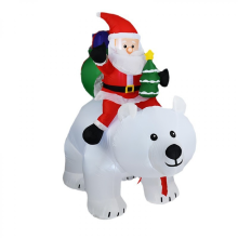 Inflatable Santa Claus, Fleece Bear Decoration Outdoor Indoor Inflatable Christmas Inflatable Christmas Inflatable Inflatable Doll Use Every