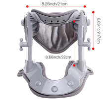 Adjustable Cervical Support 3-speed Heating Cervical Spine Traction Instrument 5-speed Height Adjustable Hot Compress Fixator Correction