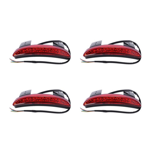 4X Rear  for  Davidson Sportster XL 883 Red