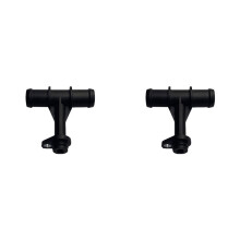 2X Automobile Oil Filter Housing Cooling Flange Water Pipe Quick Connector for 94810636102