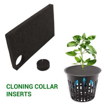 360Pcs Garden Clone Collars Neoprene Inserts Sponge Block for 2 Inch Net Pots Hydroponics Systems and Cloning Machines