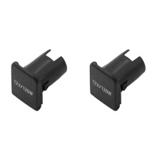 2X Center Console Power Outlet Cover for  Camry Highlander Prius 2007-2013 USB Port Power Socket Cover 85535-06020