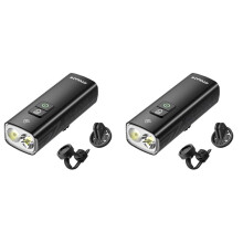 2X CYCLAMI BR200 Lampa Przednia Rowerowa Typu C, Ładowalna, IPX6, Wodoodporna, Reflektor, Akcesoria Rowerowe