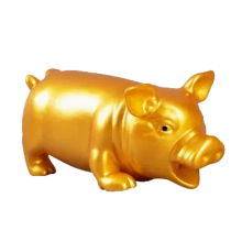 Jouet de décompression Golden Pig Vent, poupée cochon hurlante, jouet créatif et astucieux