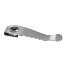 (Silver) Back Clip C81 C10 Titanium Alloy Pocket Clip Pocket Equipment Tool for Spyderco Paramilitary2 Yojimbo 2 C85 Para 3 Folding Knife