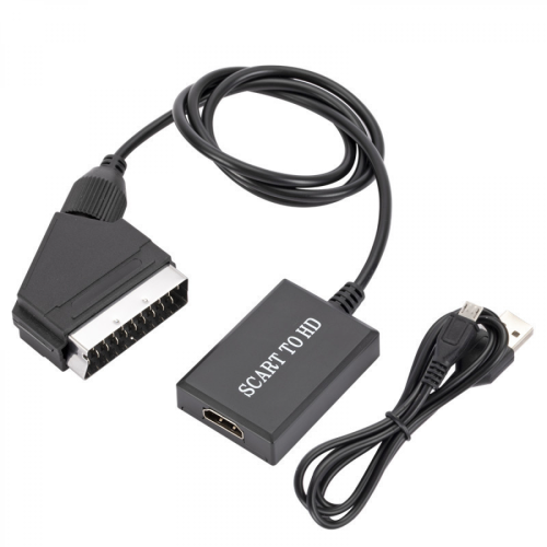 HDMI til SCART-kabel HDMI til SCART-adapter HDMI til SCART-konverter Videoadapter 2022