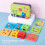 Holz-Memory-Spiel, 72 Karten, Glocke 7