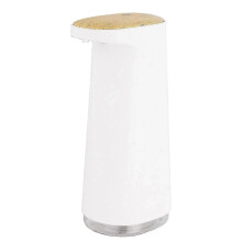 (White, Spray Style) Dispenser automatico di sapone in schiuma da 450 ml ricaricabile, impermeabile IPX4, ideale per hotel, ristoranti e uffici.