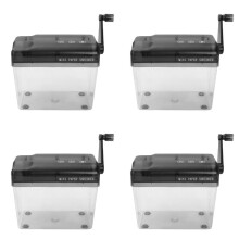 4X Hand Shredder Portable Paper Shredder A6 Manual Shredder Documents Paper Cutting Tool Home Office Desktop