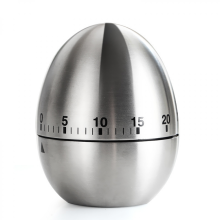 For 2024 Stainless Steel Kitchen Timer: 60-Minute Waterproof Timer for Cooking and Baking, Egg Timer for Precision Timing