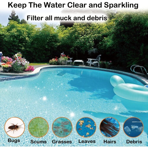 Κάλτσες Pool Skimmer 80 τεμαχίων - Φίλτρο λεπτού πλέγματος για υπέργεια και 1