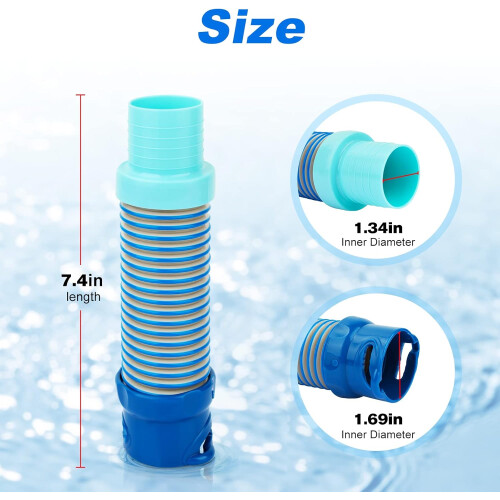 Leaf Catcher Hose Adaptor (2 Pack) - Replacement Part X77094 - Reliable Connector for Automatic Pool Vacuums 2