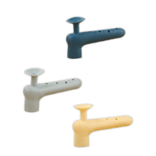 3-pack silikon dörrhandtagsskydd med sugkopp dörrhandtagsskydd tysta antistatiska dörrstopp för de flesta dörrhandtag