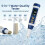 :Digital Water Testing Pen, 5-in-1 Multi-Function Meter with High-Sensitivity Probe, Automatic Temperature Compensation 6