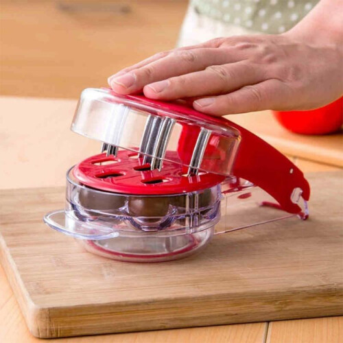 Multifunctional 6 Compartment Storage Organizer Blue 19.5x11x6cm Creative Home Sorting Tool 1