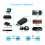 3er Pack HDMI-Stecker auf VGA Adapter mit Audio 8