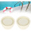 2-pack gummistötfångare för poolstege - 1,5" innerdiameter plugghattar, kraftigt skydd för nedgrävd poolfoder 3