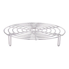 (28cm) Suporte para Cozimento a Vapor 20cm Aço Inoxidável com Base para Panelas, Legumes e Frutos do Mar