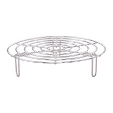 (24cm) Suporte para Cozimento a Vapor 20cm Aço Inoxidável com Base para Panelas, Legumes e Frutos do Mar