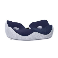 (Navy Blue) Almofada de Assento Ortopédica com Espuma Viscoelástica para Alívio da Dor no Cóccix e Costas