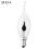 (2-E14) Lâmpada LED de Chama Decorativa E14 E27 3W 220V para Quarto Sala 1