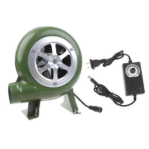 (40W) Air Blower 80W Adjustable Speed for BBQ & Blacksmithing, AC100-240V Input