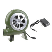 (30W) Ventilador de Churrasco Elétrico 80W 60W 30W, Soprador à Prova de Pó para Acender Churrasco, Ferro, 18x15cm