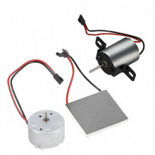 (B) Fireplace Fan Motor with Metal & Plastic Construction and 40x40mm Generator Board