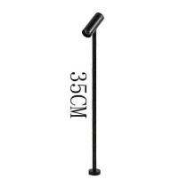 (Black 35CM, 3000K) LED Spotlight 3W Dimmable for Jewelry Display, Brushed Nickel Finish, Aluminium Body, Model FY 1225