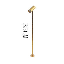 (Gold 35CM, 4000K) Spotlight LED 3W Dimmável para Vitrines, Acabamento Níquel Escovado, Corpo em Alumínio, Modelo FY 1225