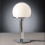 (Silver Base, JP PLUG) Glass Table Lamp with E27 Base and Touch Switch, Contemporary Design For Study Bedroom 1