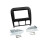 Adaptateur de façade 2-DIN pour S Class (W220) noir 1