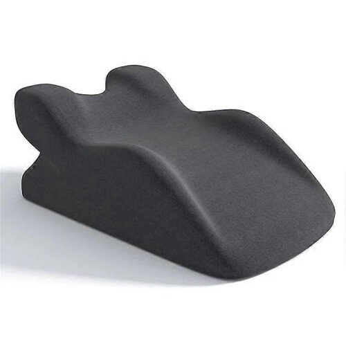 (DarkGrey) Positioning Pillow Memory Foam 60x36x23cm Multi-Position Support for Back Stomach Side Lying