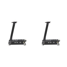 2X Câble D'Extension PCI-E 3.0 X1 Vers SSD M.2 NVMe, Angle de 90, Adaptateur de Carte de Montage SSD NVMe/NGFF M Key pour PC de Bureau.