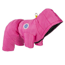(rose red, L) Combinaison d'hiver chaude, coupe-vent et imperméable pour petits chiens, tailles S à XXXL, en polyester et coton.