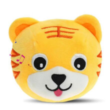 (Tiger) Interactief Speelgoed voor Honden en Katten met USB-Oplading, Muziek, Trillingen en Stuitende Bal