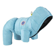 (blue, XXL) Dog Winter Onesie Warm Windproof Waterproof for Small Dogs, S to XXXL Size, Polyester Cotton Material