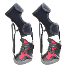 (black red 2pcs, S) Zapatos Correctivos para Perros con Ajuste de Rodilla y Suela Antideslizante para Estabilidad y Cuidado de Heridas