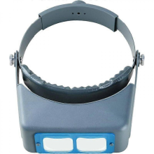 Handsfree förstoringsglas pannband juvelerare förstoringsglas huvudfäste hjälm förstoringsglas visir optiskt glas 4 utbytbara linser fö