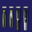 Ersatzklingen 2er-Pack, Edelstahl, passend 3