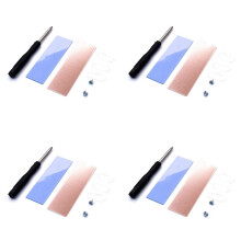 4X M.2 SSD Kylfläns M.2 2280 Solid State Hårddisk Ren Koppar Kylfläns Tunn Kylare för Bärbar Dator