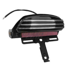 (Style1) Luz Traseira LED Vermelha para Moto Compatível com Harley Dyna Fat Bob Softail 2006-2015