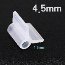 (4.5mm) Grampo de Enxertia para Plantas, Transparente, 100 Peças, 2-5mm, Suporte para Tomate e Horticultura