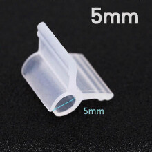 (5mm) Grampo de Enxertia para Plantas, Transparente, 100 Peças, 2-5mm, Suporte para Tomate e Horticultura
